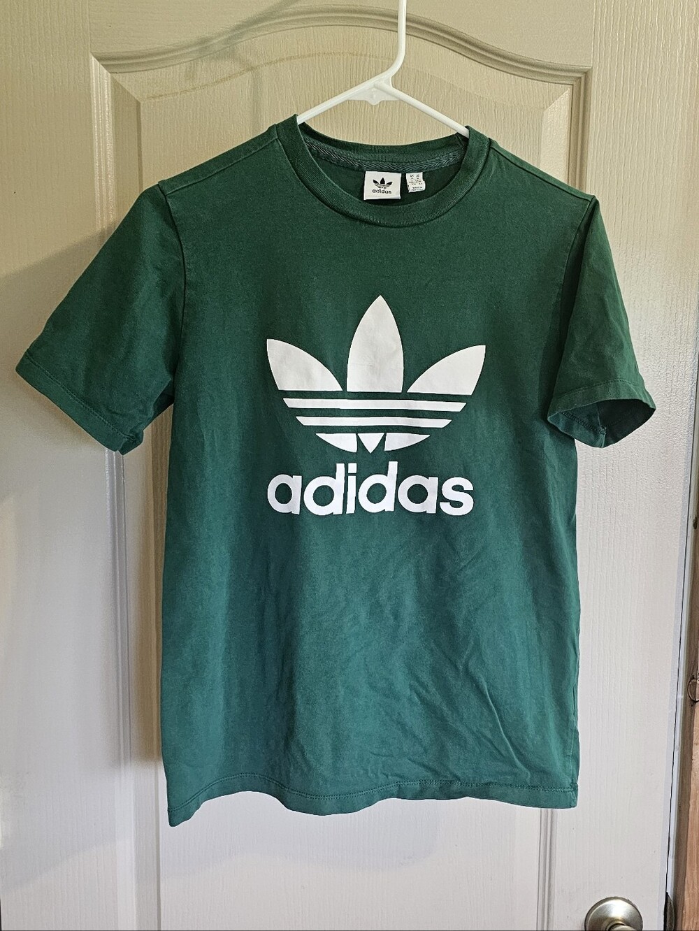 Vintage Adidas Classic Trefoil Green Short Sleeve T-Shirt Medium